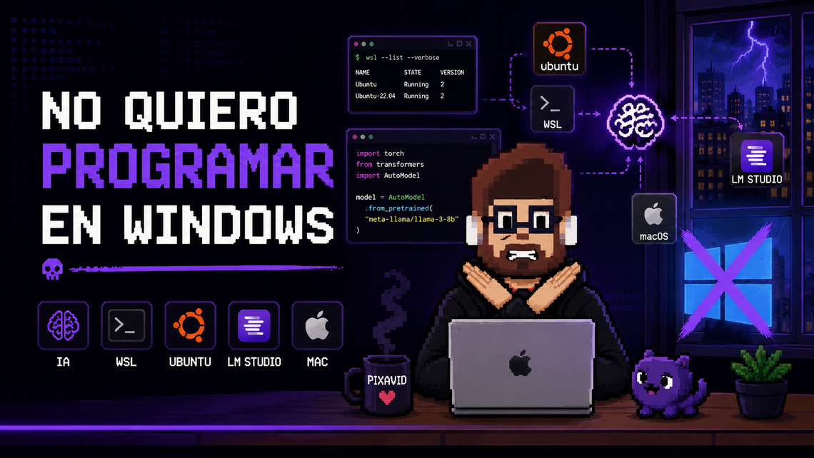 No nos acostumbramos a programar en Windows, así que montamos Linux por dentro