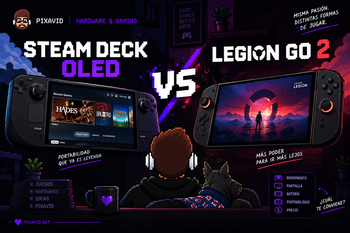 Legion Go 2 vs Steam Deck OLED: A cual le vas tu?