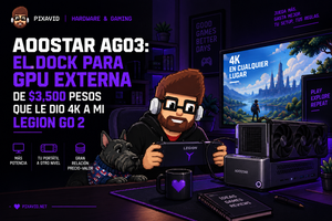 AOOSTAR AG03: el dock para GPU externa de $3,500 pesos que le dio 4K a mi Legion Go 2